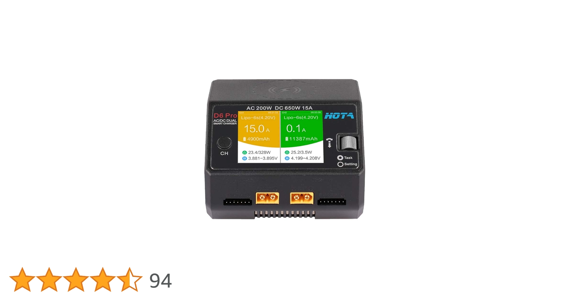 Amazon.co.jp: HOTA D6 Pro Lipo充電器 AC200W DC650W 15A LiHv